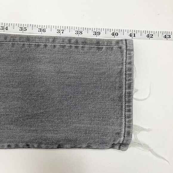 Agolde Jeans Women's 30 Grey Mid-Rise Skinny Distressed Premium Denim - Picture 12 of 16